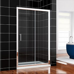 SALLY B00021116 Easy Installation Single Sliding Shower Doors