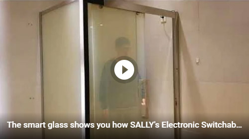 See how SALLY's shower enclosure works with Electronic Switchable Glass