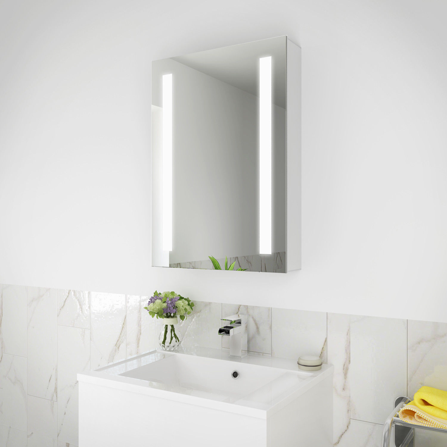 SALLY MC5070L Light up Bathroom Mirror Cabinet